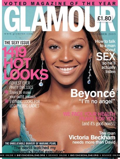 Authentic BEYONCÉ Glamour cover